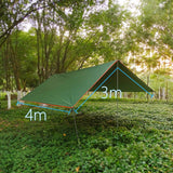 4x3m 3x3m Awning Canopy Waterproof Tarp Tent 