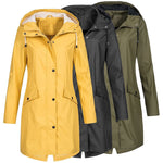 Winter Jacket Waterproof Hooded Raincoat - S-5XL - 5 Colors